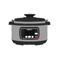 Pressure Cooker Instant Pot Sticker by GoWISE USA