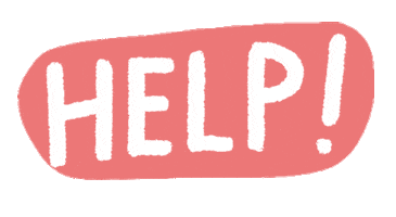 Let Me Out Help Sticker by By Sauts // Alex Sautter