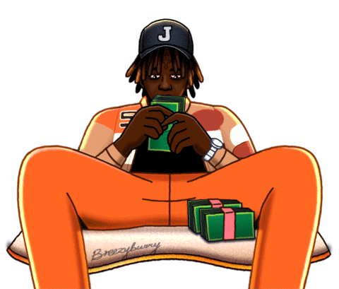 Money Chill Sticker by BURRY JUNIOR