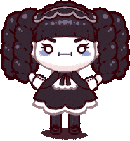 Confused Chibi Sticker