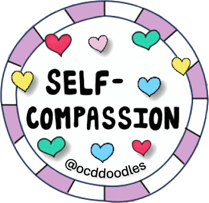 ocddoodles giphyupload compassion ocd self-compassion Sticker