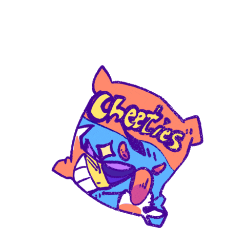 Snack Run Buns Sticker by Su.plex
