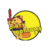 Winnie The Pooh Halloween Sticker by FERRY