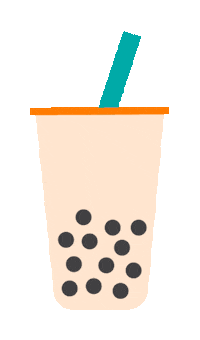 orange boba Sticker by U Mobile