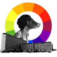 cat cow STICKER by Percolate Galactic