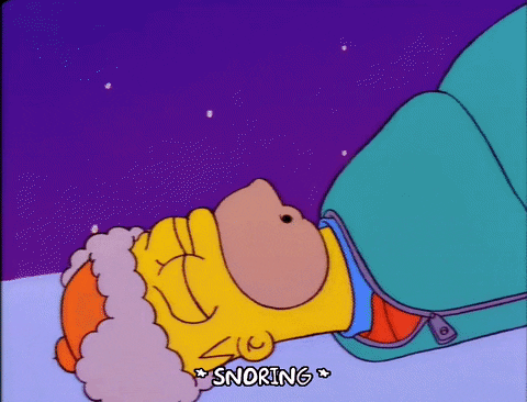 camping homer simpson GIF