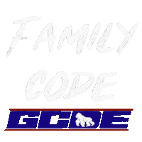 GCDE gorilla gcde gcde clothing family code Sticker