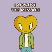 I Approve This Message Yes GIF by LT3 Creations