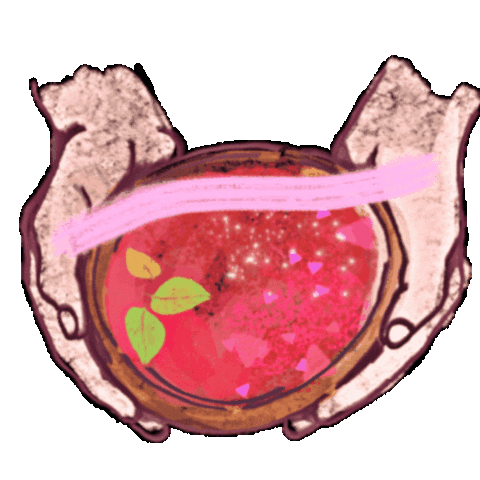 ink_valley good morning morning sweet vegan Sticker