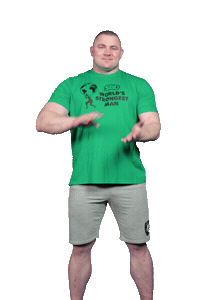 Brush Off Make It Rain Sticker by The World's Strongest Man
