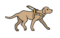 Guide Dog Sticker by Guide Dogs of the Desert