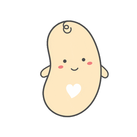 Bean Sticker by theweebean