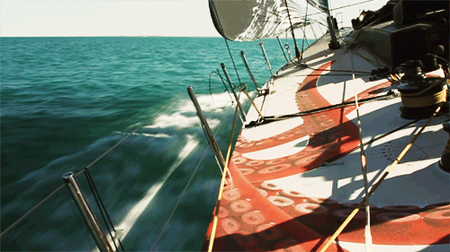 boat sailing GIF
