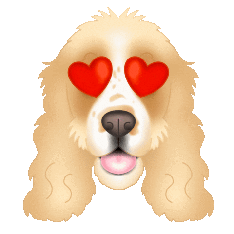 In Love Heart Eyes Sticker by zoopeez