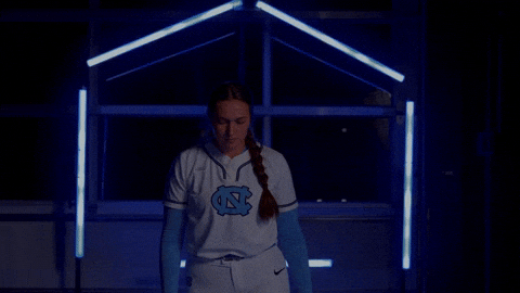 Softball Smile GIF by UNC Tar Heels