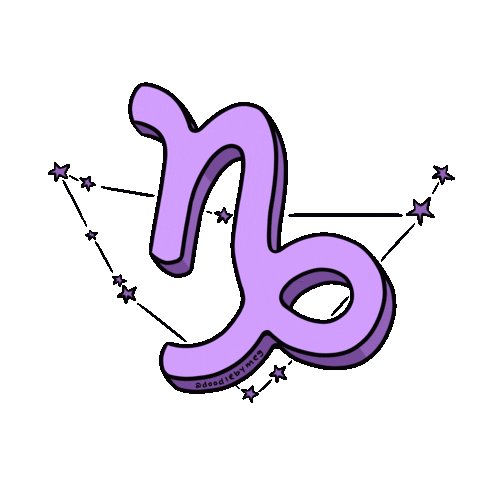 Zodiac Sign Stars Sticker by Doodle by Meg