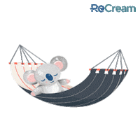 recream koala bebek krem pisik Sticker