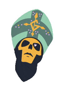 Ghost Band Sticker
