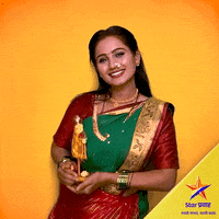 Saree Marathi GIF by Star Pravah