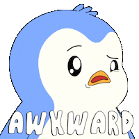 Awkward Penguin Sticker by Pudgy Penguins