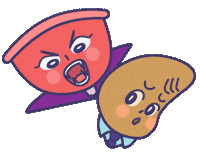 Halloween Vampire Sticker by MarmotaStudio