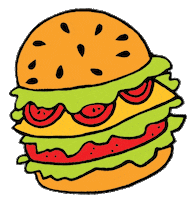 Hungry Illustration Sticker by Wildeburg