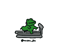 Gym Running Sticker