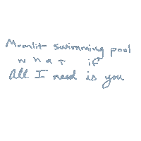 Swimming Pool Lyrics Sticker by Taylor Swift