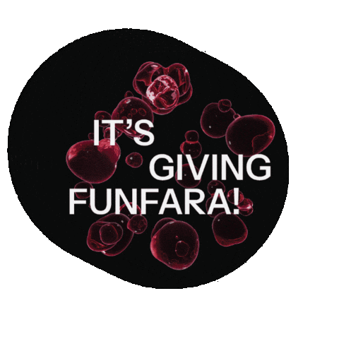 SSDMSdesign giphygifmaker blobs its giving fanfara Sticker