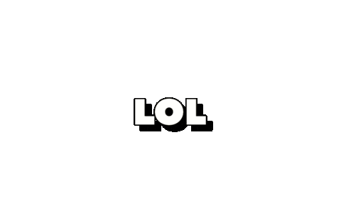 Sans Serif Lol Sticker