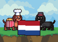 Dog Pixel GIF by Abstract HotDogs
