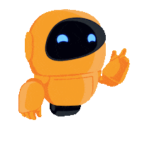 robots pointing Sticker by Amigo
