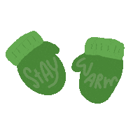 Stay Warm Christmas Tree Sticker by Demic
