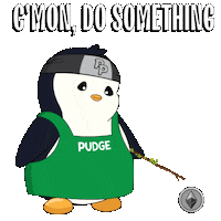 Come On Crypto Sticker by Pudgy Memez