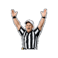 Touch Down Flag Football Sticker