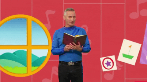 Read I See GIF by The Wiggles