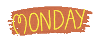 Typography Monday Sticker by Migrant x Me