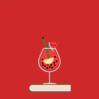 Read Bubble Tea GIF by Jessica Lau