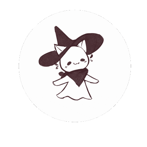 SenElric giphyupload cat magic ghost Sticker