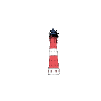 Lighthouse Sylt Sticker by Waltermedia