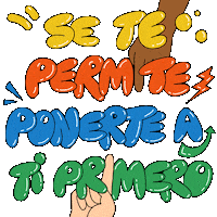 Be Kind To Yourself Spanish Sticker by INTO ACTION