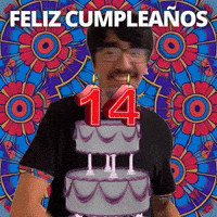 ¡Feliz 14.º cumpleaños!