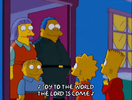 bart simpson christmas GIF