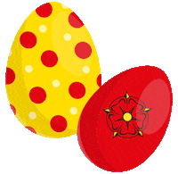 LippischeLandesbrand rose easter insurance ostern Sticker