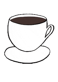 Caligrafeel coffee morning cup mug Sticker