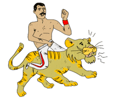 80s rock Sticker