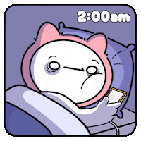 Scrolling Good Night GIF