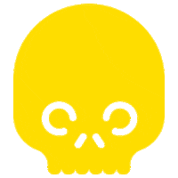 black friday skull Sticker by Click Qi