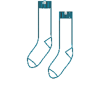 Socks Sticker by KAFT