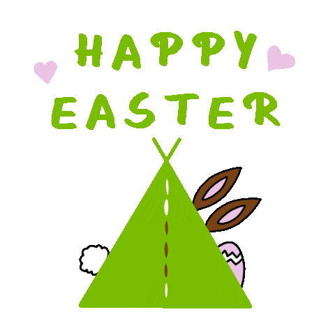 Happy Bunny Sticker by Reiseausschnitte
